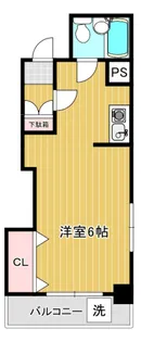 コーポ駅前ビル【7階】の間取り