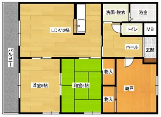 グランドハイツ【3階】の間取り