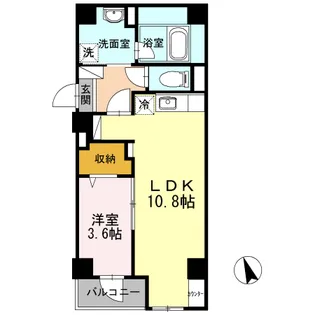 MKSoleil国泰寺【4階】の間取り
