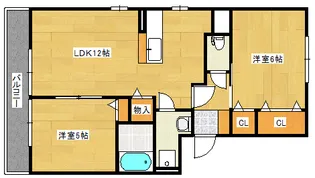 Kフルールの間取り