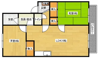 フレグランス彩【2階】の間取り