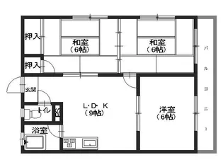 仲野マンション【301号室】の間取り
