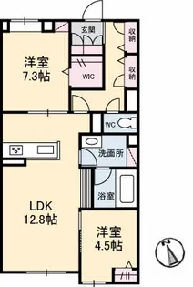EastSideOmachi【1階】の間取り
