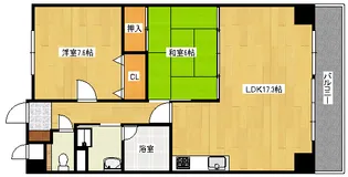 カームレストR【2階】の間取り