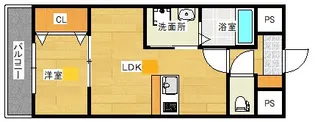 LION鶴見の間取り