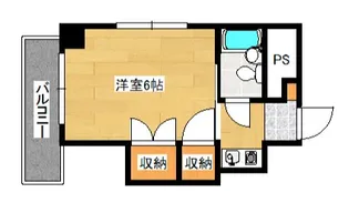 アルテミス安芸【4階】の間取り
