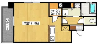 ぽぽろ比治山の間取り