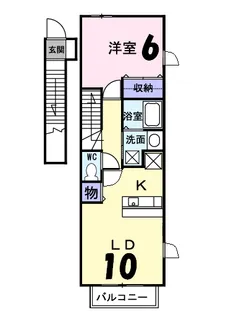 ルミナスNishiharaの間取り