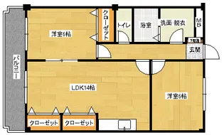 コンフォート22の間取り