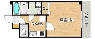 RiverParkSenda【6階】の間取り