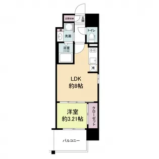 LiveCasa土橋【3階】の間取り