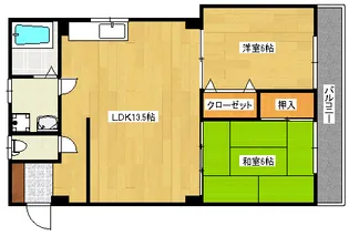 東雲ビル【4階】の間取り