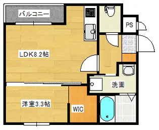 RYO.STA.草津【3階】の間取り