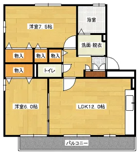 サニーウェルの間取り