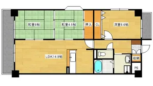 エトアール井口【5階】の間取り