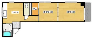 メゾンドウエスト【3階】の間取り