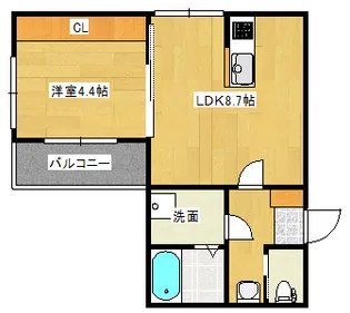 LIEN草津南【3階】の間取り