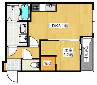 MOVE古江西町【2階】の間取り