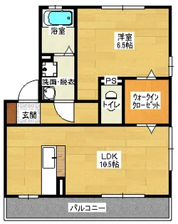 エーデルハイム【2階】の間取り