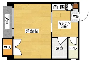 メゾンホソカワの間取り