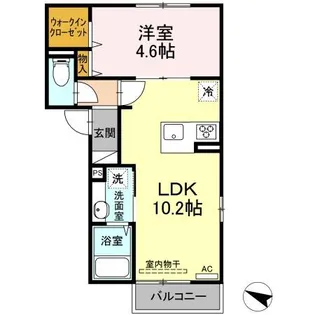 フィオーレ井口明神【2階】の間取り