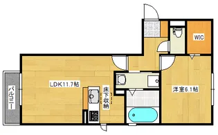 レグルス【1階】の間取り