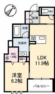 リアン古江の間取り