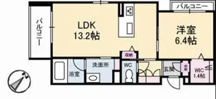 リアン古江【3階】の間取り