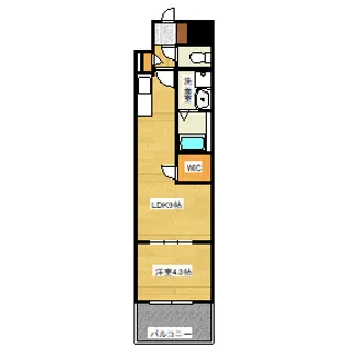 アーバイン比治山【3階】の間取り