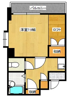 シティーハイツ古江東町の間取り
