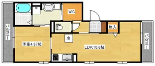 EnCourtChiyoの間取り