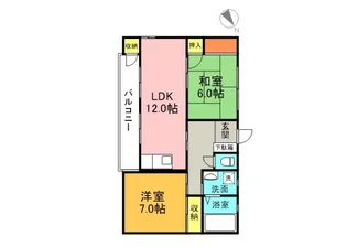 コーポ為広の間取り