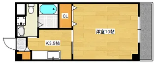 ラフォーレ観音【203号室】の間取り