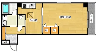 アファービレミドリ【1階】の間取り
