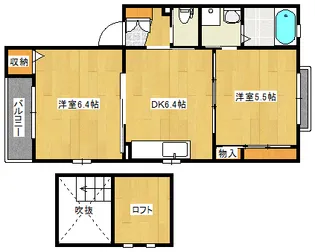 SAPHIR【2階】の間取り