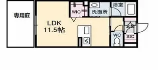 CASAPROSPERA【1階】の間取り