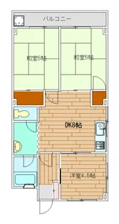 福本マンションの間取り