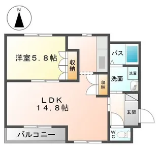 ベルジュシュシュの間取り
