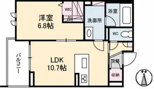 シャーメゾンステージ宇品東【3階】の間取り