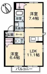 ファミーリエNの間取り