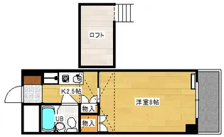 井口クイーンズコート【3階】の間取り