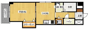 カルフ-ル緑井【2階】の間取り