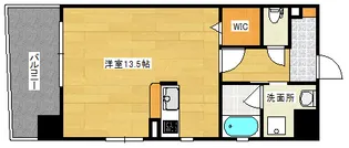 サムティレジデンス平和大通り【8階】の間取り