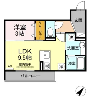 アネックス伍番館【2階】の間取り