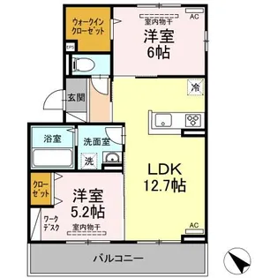 グランド城泉の間取り