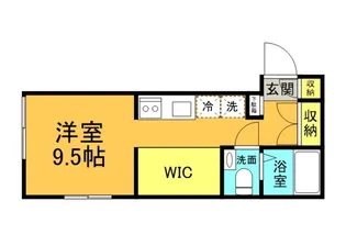 イリス堀越【2階】の間取り