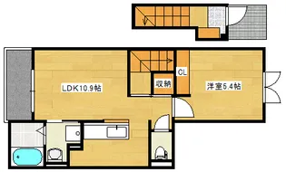 ヴィラコンフォート【2階】の間取り