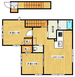 PRONUBE東雲【2階】の間取り
