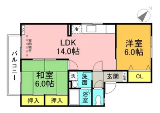 グリーンヒルズ1号館の間取り