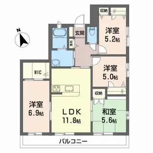 ロックフィールド11の間取り